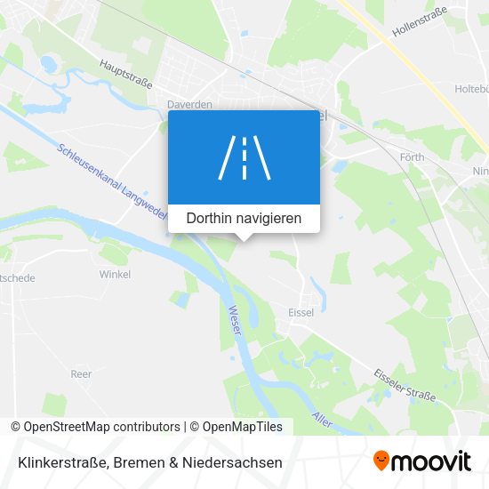Klinkerstraße Karte