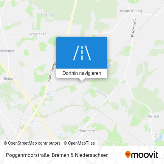 Poggenmoorstraße Karte