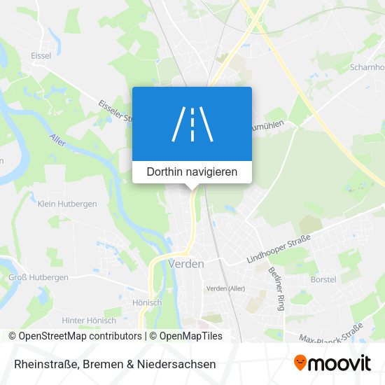 Rheinstraße Karte