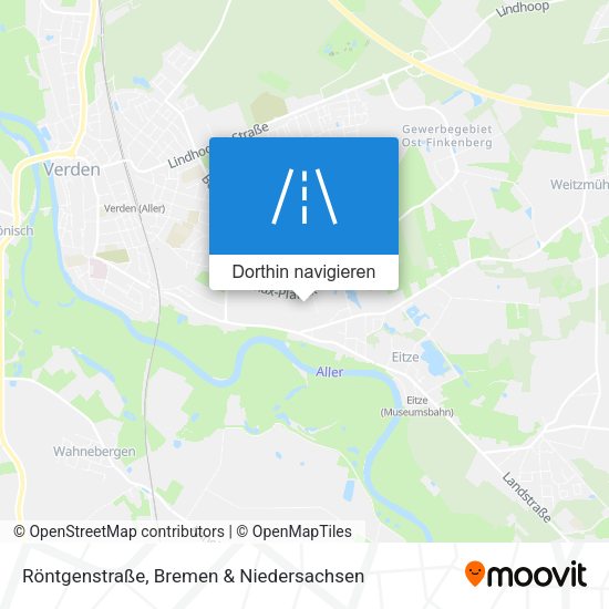 Röntgenstraße Karte