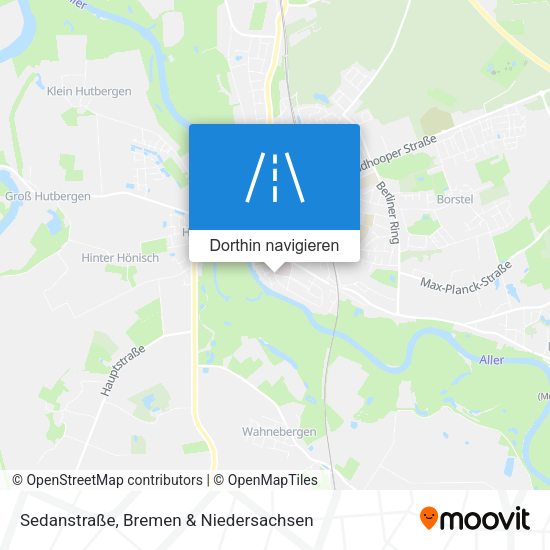 Sedanstraße Karte