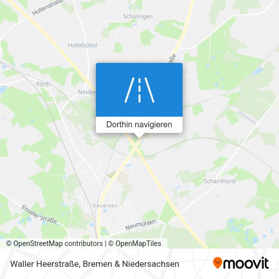 Waller Heerstraße Karte