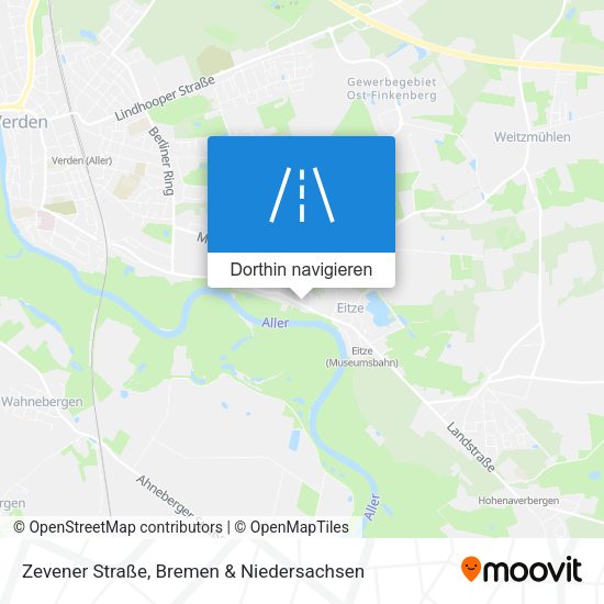 Zevener Straße Karte