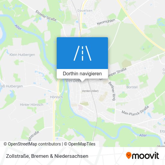 Zollstraße Karte