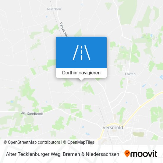 Alter Tecklenburger Weg Karte