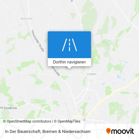 In Der Bauerschaft Karte