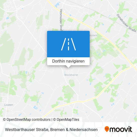 Westbarthauser Straße Karte