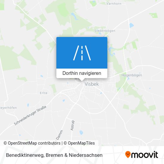 Benediktinerweg Karte