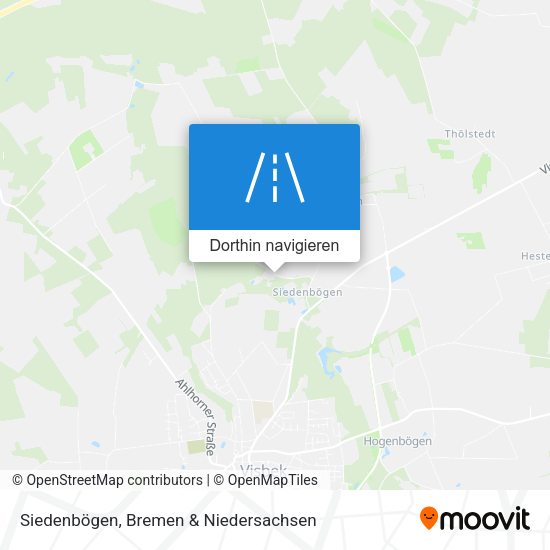 Siedenbögen Karte