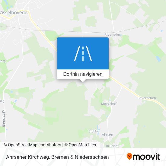 Ahrsener Kirchweg Karte