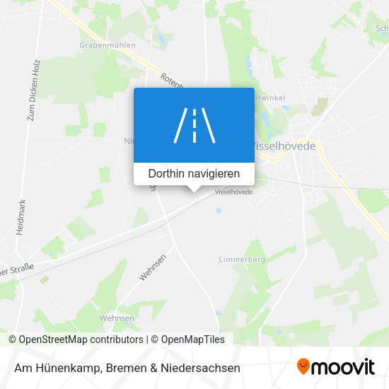 Am Hünenkamp Karte