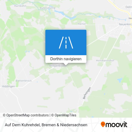 Auf Dem Kuhrehdel Karte