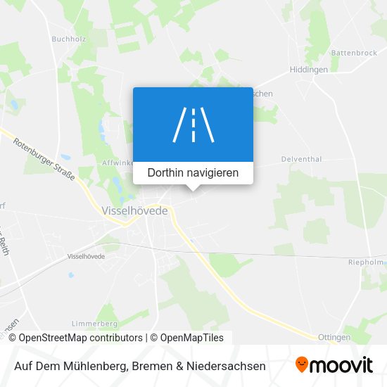 Auf Dem Mühlenberg Karte