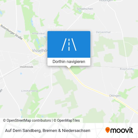 Auf Dem Sandberg Karte