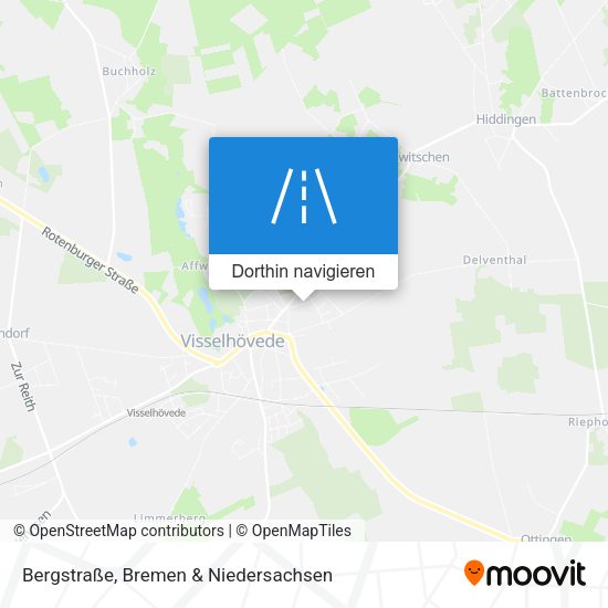 Bergstraße Karte