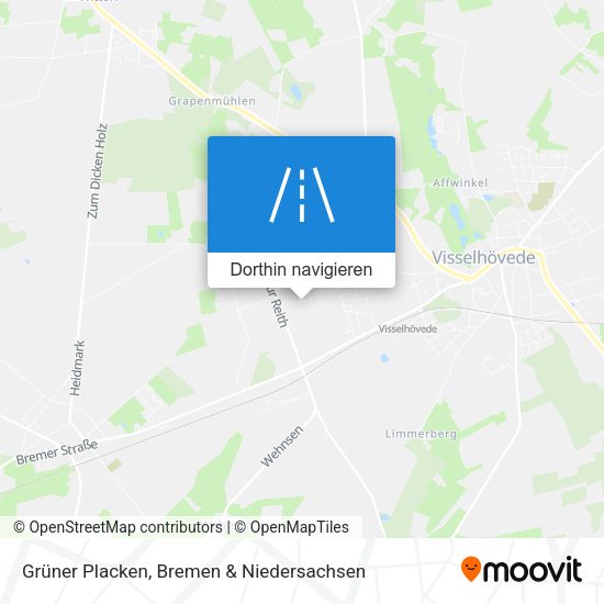 Grüner Placken Karte