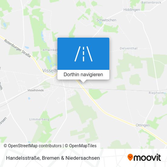 Handelsstraße Karte