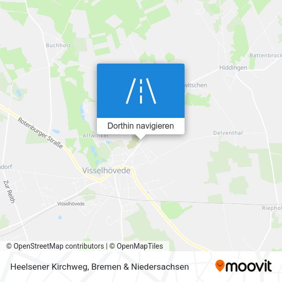 Heelsener Kirchweg Karte