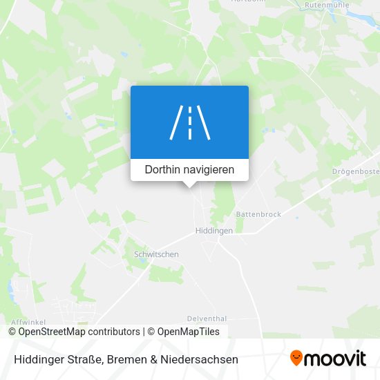 Hiddinger Straße Karte