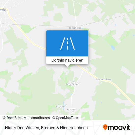 Hinter Den Wiesen Karte