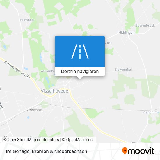 Im Gehäge Karte