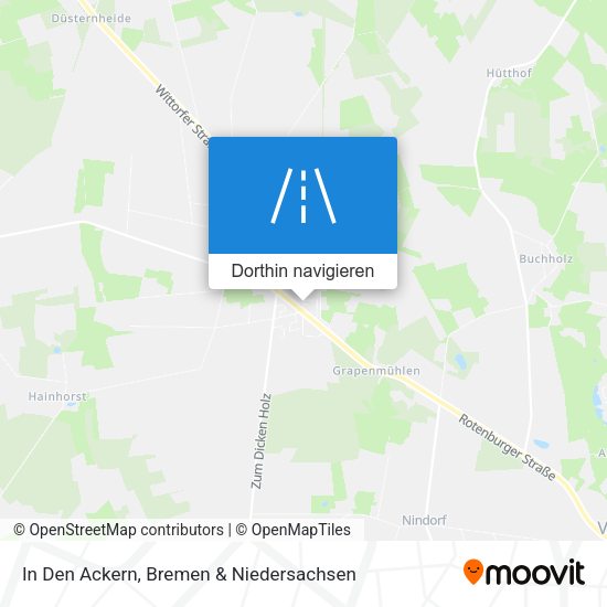 In Den Ackern Karte