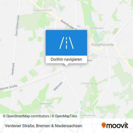 Verdener Straße Karte