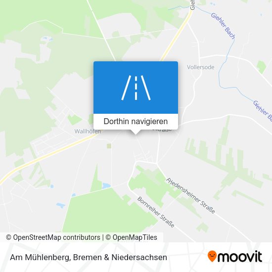 Am Mühlenberg Karte
