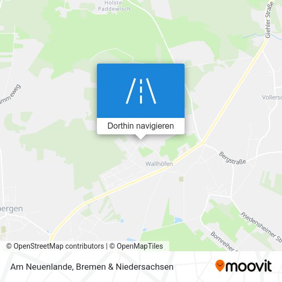 Am Neuenlande Karte