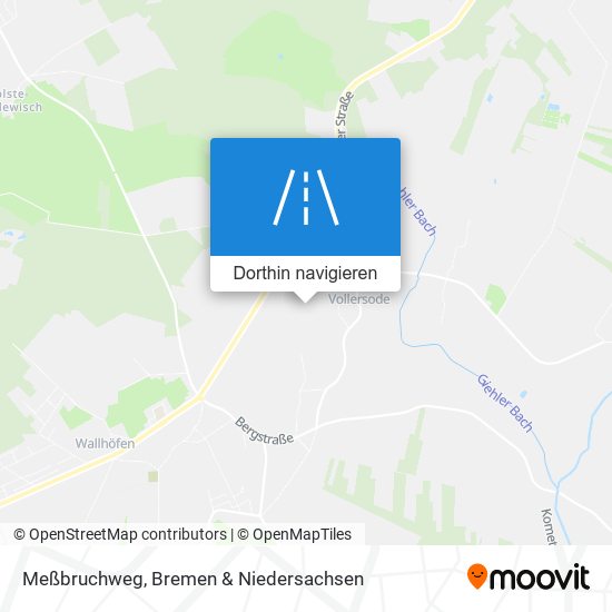 Meßbruchweg Karte