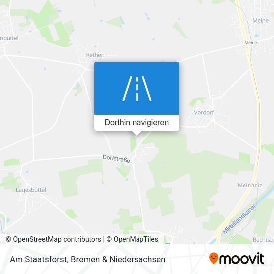 Am Staatsforst Karte