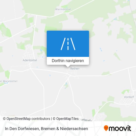 In Den Dorfwiesen Karte