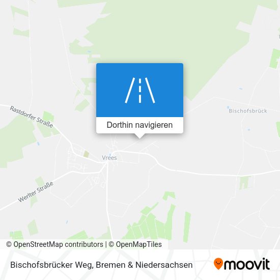 Bischofsbrücker Weg Karte