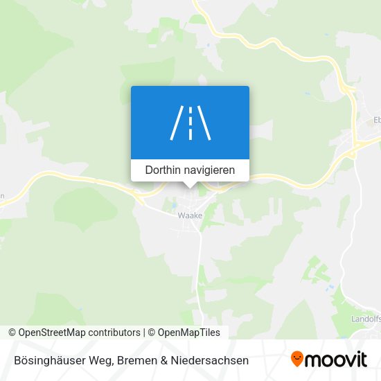 Bösinghäuser Weg Karte