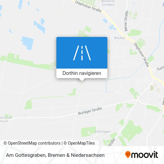 Am Gottesgraben Karte