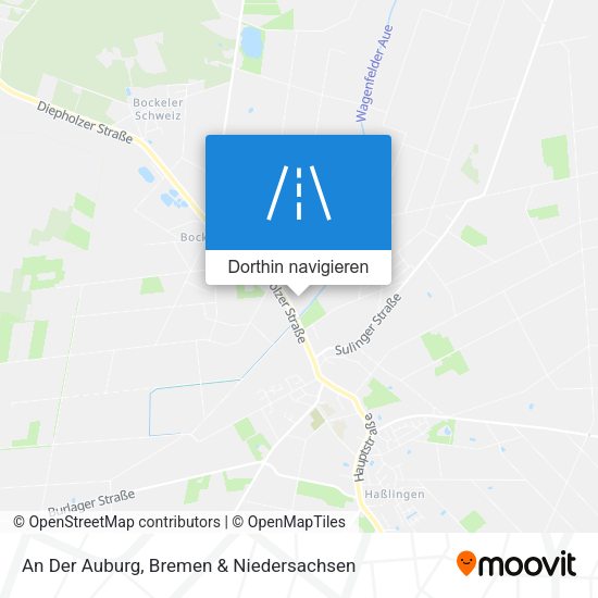 An Der Auburg Karte