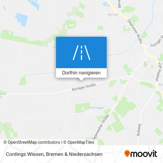Cordings Wiesen Karte