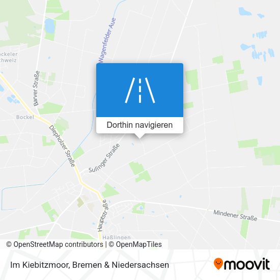 Im Kiebitzmoor Karte