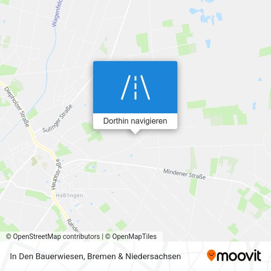 In Den Bauerwiesen Karte