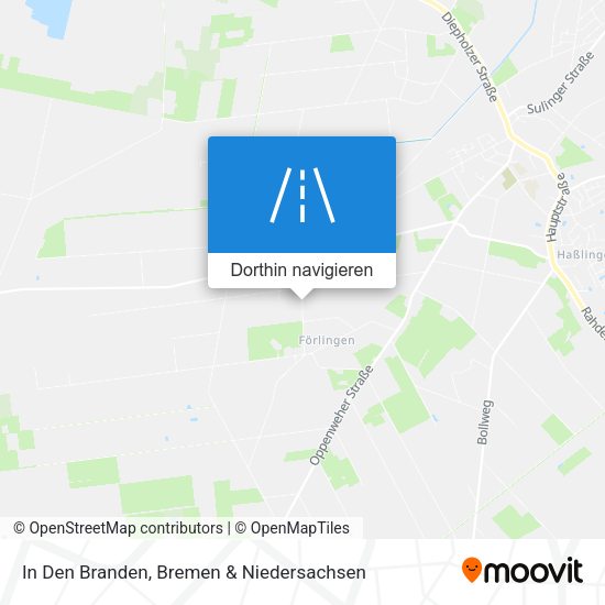In Den Branden Karte