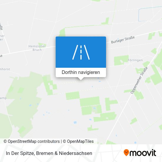 In Der Spitze Karte