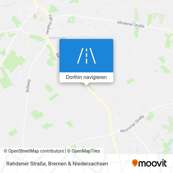 Rahdener Straße Karte