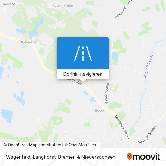 Wagenfeld, Langhorst Karte