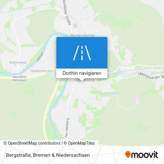 Bergstraße Karte