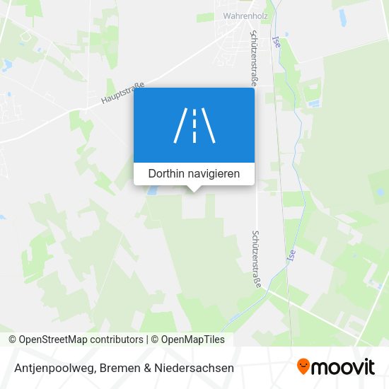 Antjenpoolweg Karte