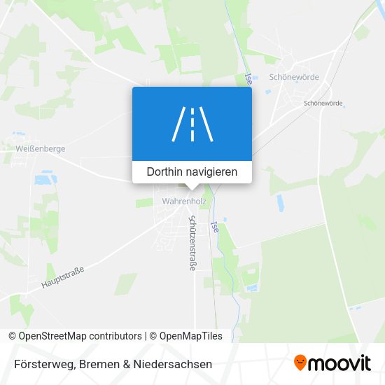 Försterweg Karte