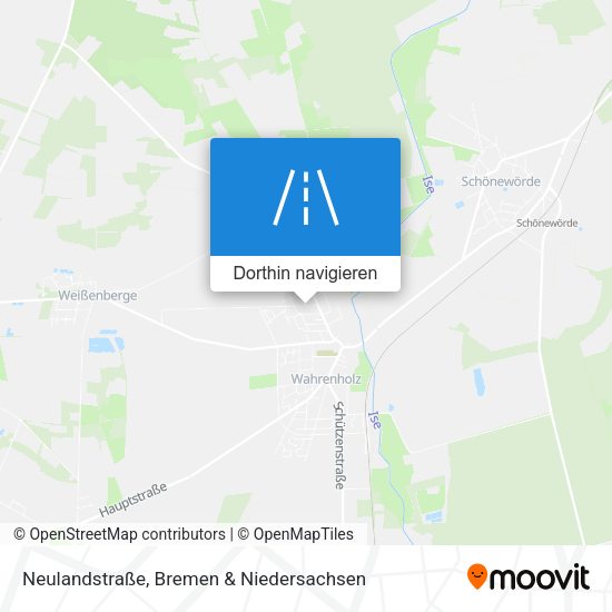 Neulandstraße Karte