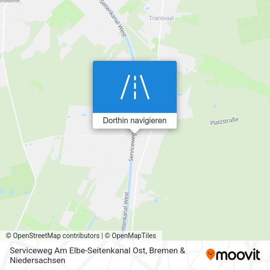 Serviceweg Am Elbe-Seitenkanal Ost Karte