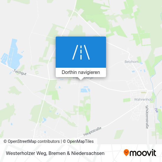 Westerholzer Weg Karte