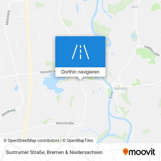 Sustrumer Straße Karte